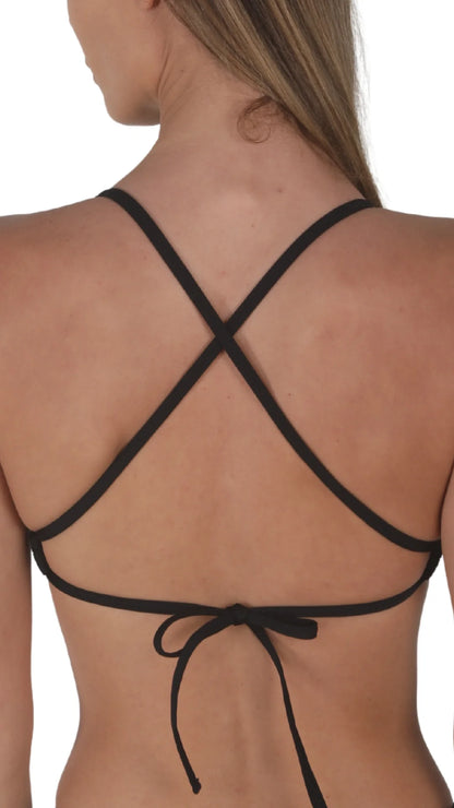 Engine Capri Tie Back Top - Script Embroidery