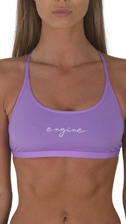 Engine Capri Tie Back Top - Script Embroidery