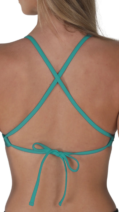 Engine Capri Tie Back Top - Script Embroidery