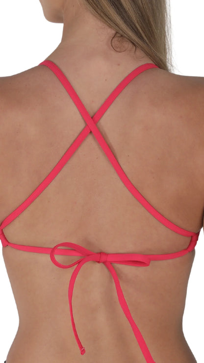 Engine Capri Tie Back Top - Script Embroidery